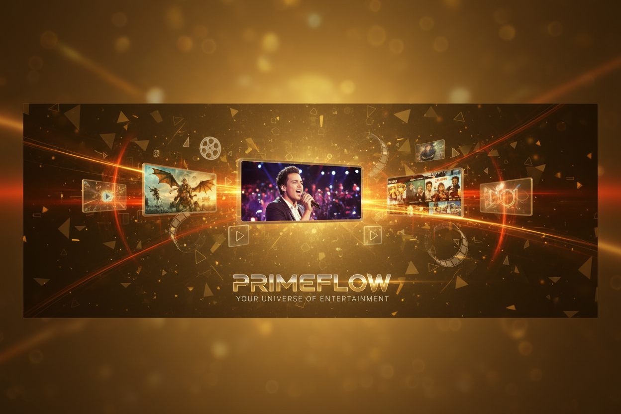 Video Streaming - Fondo Dorado