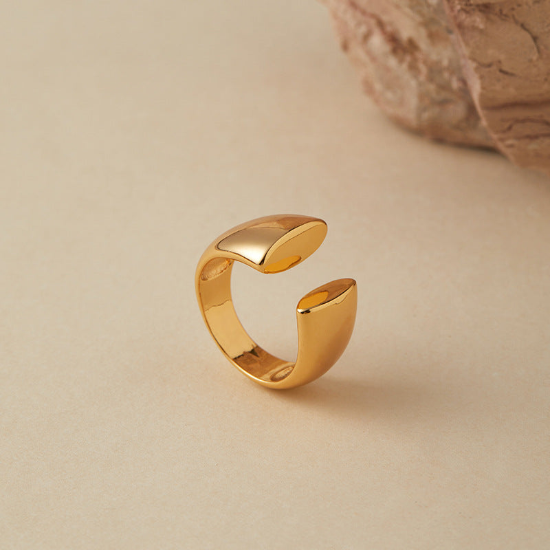 Anillo Ajustable Pulido - ángulo